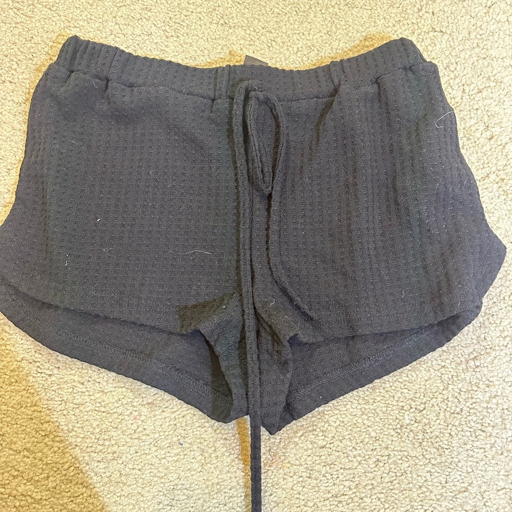 SHEIN black mesh shorts